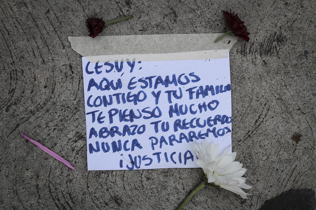 Dedicatorias a Lesvy Berlín, víctima de feminicidio en la UNAM