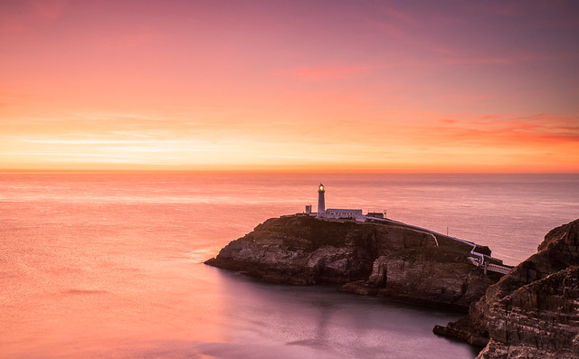 South Stack Lighthouse After Sun Down