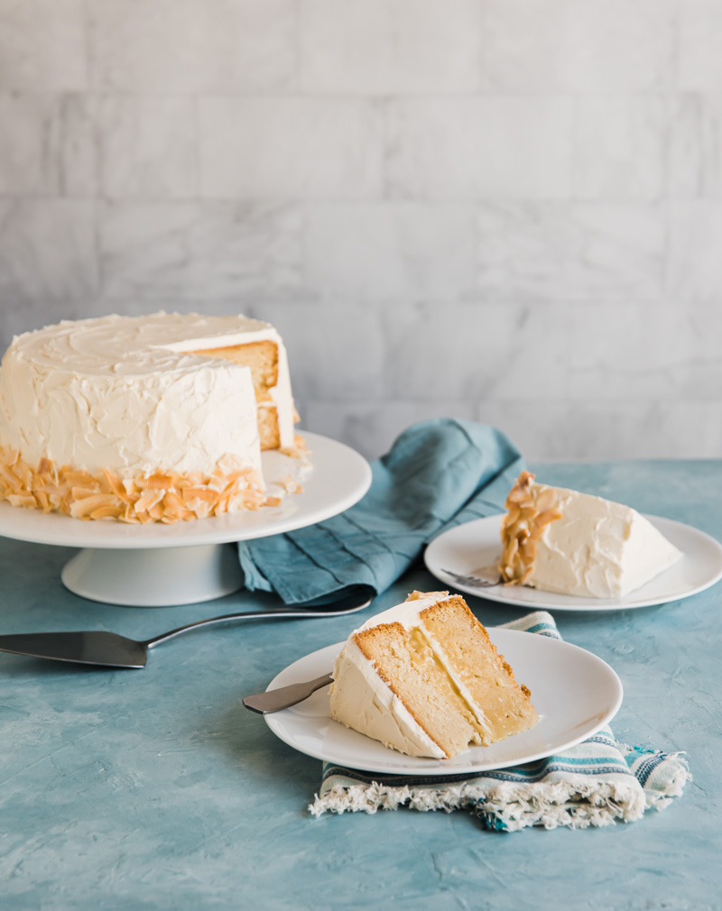 Toasted Coconut Layer Cake www.pineappleandcoconut.com