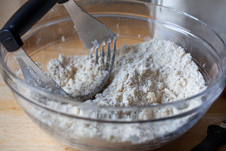 butter into flour