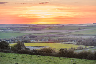 Sunset from Figsbury Ring
