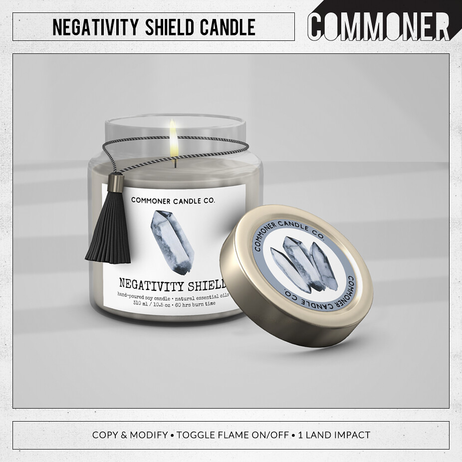 [Commoner] Negativity Shield Candle