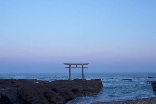 beach sunset 大洗町 茨城県 japan ibaragi ooarai sea faith