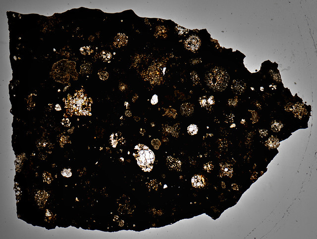 NWA 2364 Meteorite Thin Section - HDR