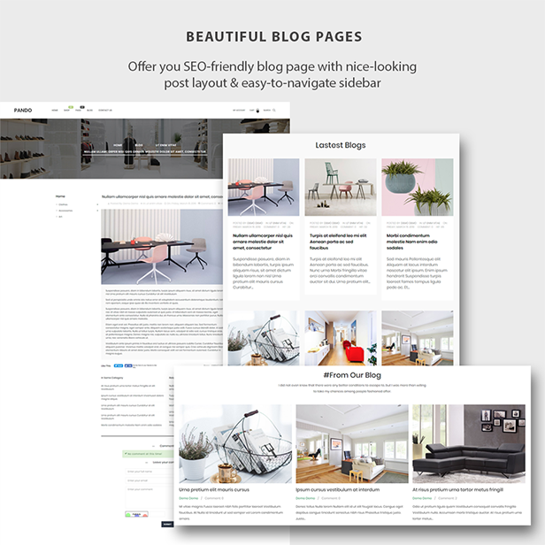 ap pando modern & minimal furniture stores prestashop theme