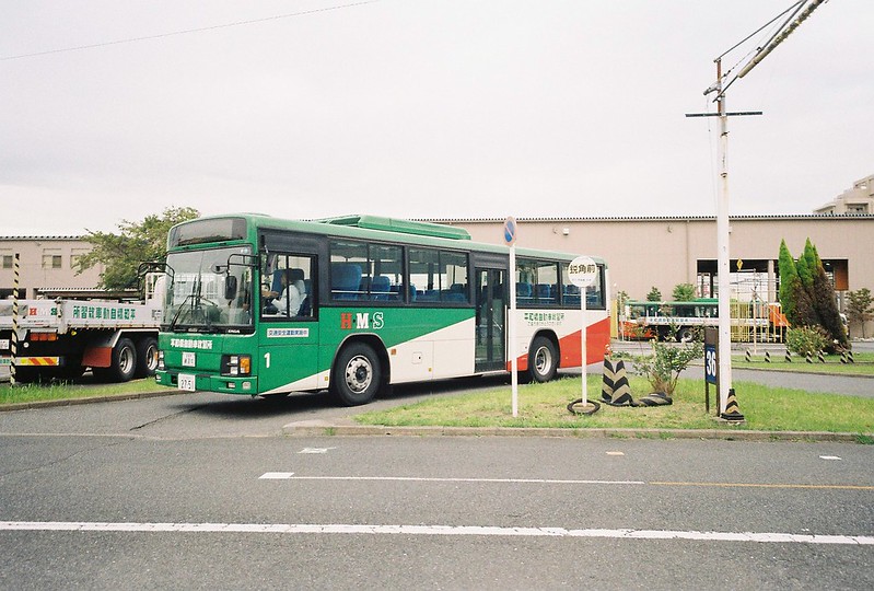 GR1s+Kodak Color Plus200東京いい道しぶい道 渋江商店街平和橋自動車教習所東京クレーン学校のバス