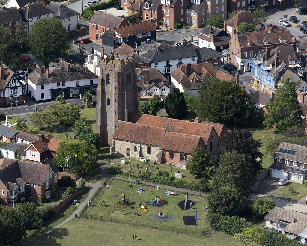 Ingatestone St Edmund & St Mary's Church - Essex UK aerial… | Flickr
