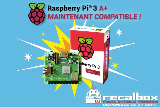 Recalbox 6.1 - RaspberryPi3A+ COMPATIBLE FR