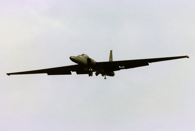 80-1064 Lockheed TR-1B cn 064 US Air Force RAF Alconbury 14Mar90 a