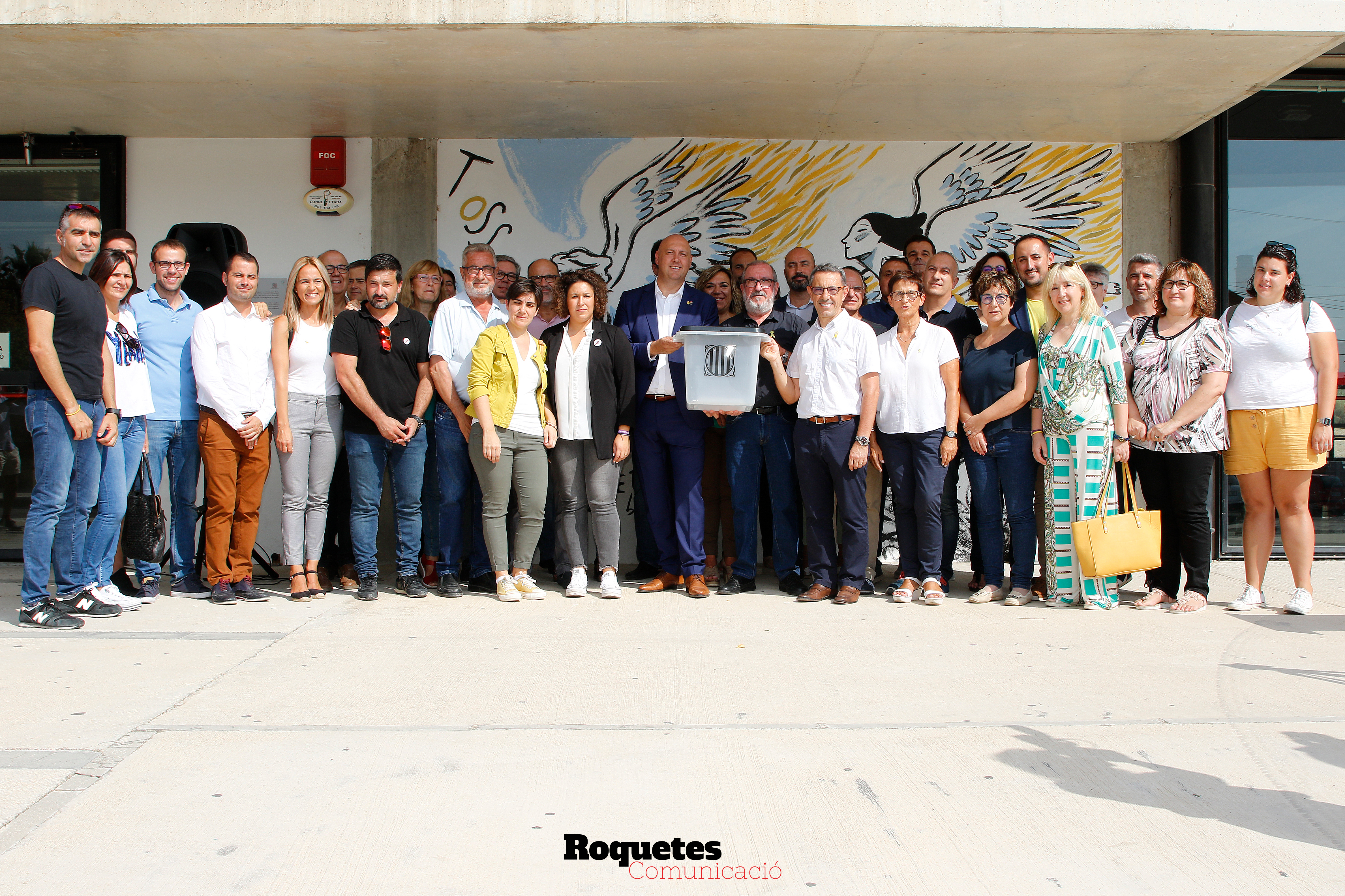 Acte d’ERC a Roquetes commemoració 1 d’Octubre (2019)