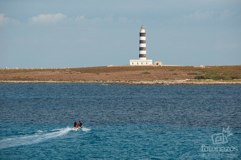 Faro de la Isla del Aire en Menorca