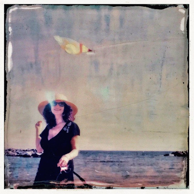 Cristina and the kite