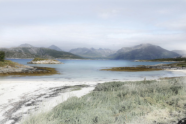 Arctic landscapes. Sommaroy island. Norway