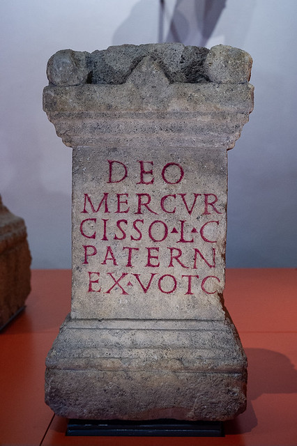 dédicace à Mercure, musée romain, Avenches