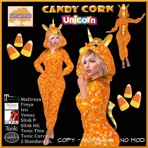 (SW) Candy Corn Unicorn Costume