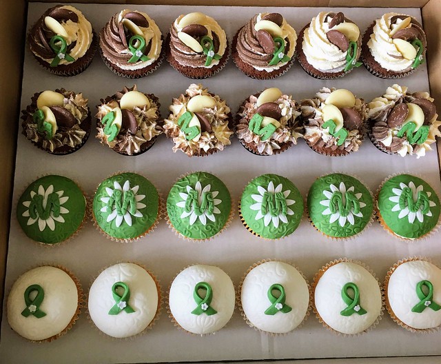 Macmillan cup cakes, ready to go !