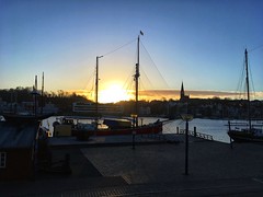 Sonnenaufgang Flensburg Hafen