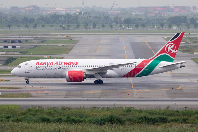Kenya Airways Boeing 787-8 5Y-KZA [BKK]