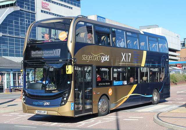Stagecoach Yorkshire Gold 11124 (SK68 LUR)