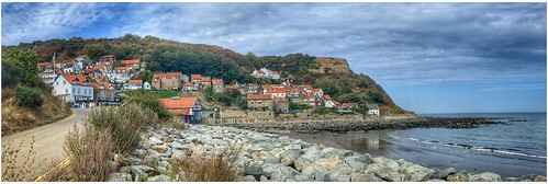 runswick bay seafront seaside village houses cliff sea rocks picturesque scenic view trees sky skywatching waves clouds cloud cloudscape weather weatherwatch nature naturephotography natureseekers naturelovers image imageof imagecapture photography photoof