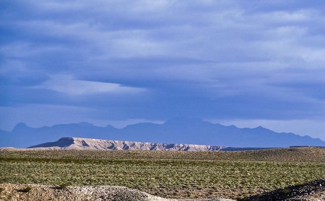 View from near the base of Mormon Mesa. East of Overton, Nevada