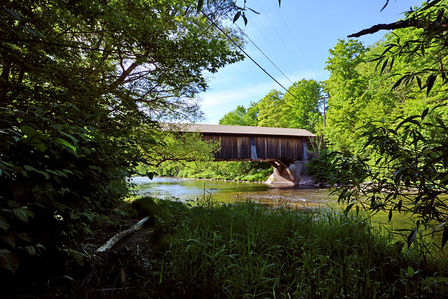 Van Tran Flat Bridge - Covered Bridge in Sullivan County, New York