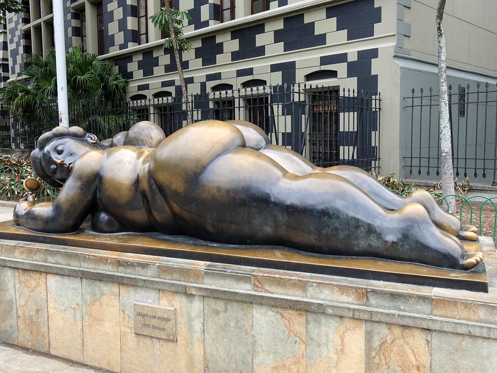 Sculpture on Plaza Botero in Medellin