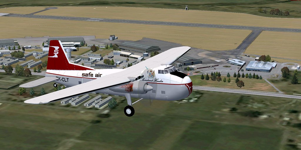 Flight sim model of SAFE Air Bristol Freighter ZK-CLT, Mer\u2026 | Flickr