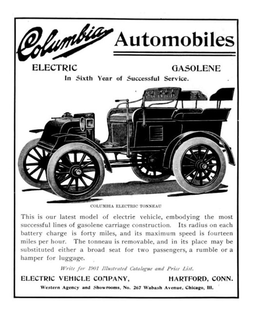 Columbia electric car 1901
