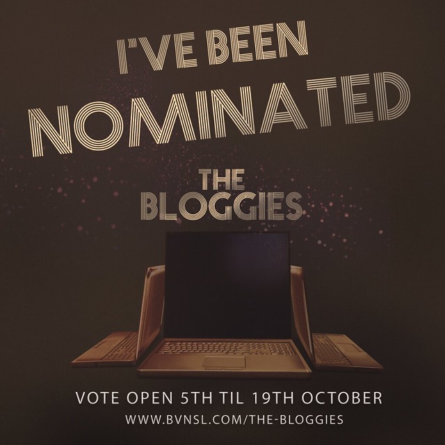The Bloggies - I've been nominated! 2019