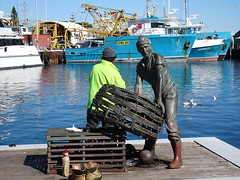 Fisherman and Statue