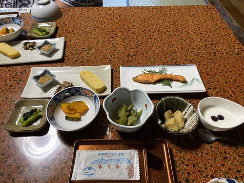 fujioto ryokan breakfast food