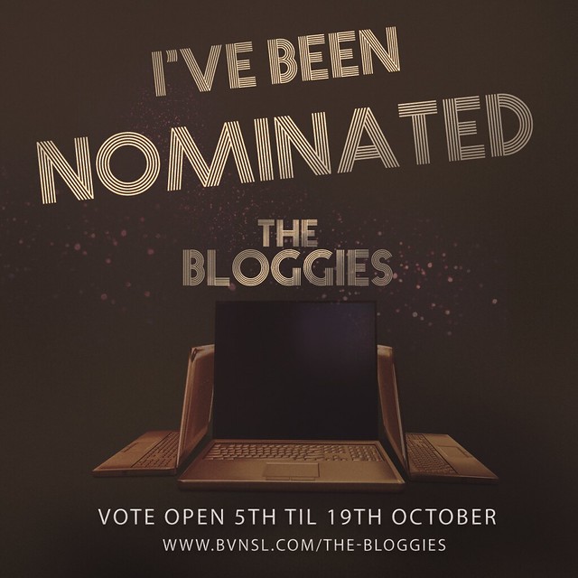 Eek - The Bloggies - I've been nominated! 2019