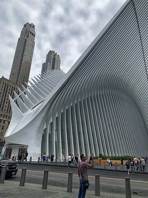 The Oculus transportation hub at World Trade Center, NYC