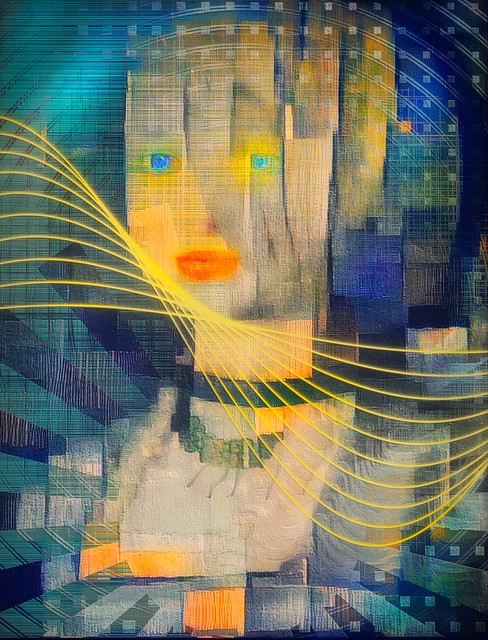 A Lady of Elegance ~ Abstract Portrait