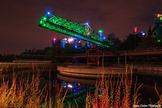Illuminated Industrial Landscape Park