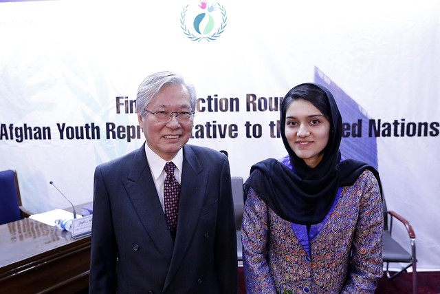 Afghanistan’s Youth Representative to the United Nations for 2019 selected.