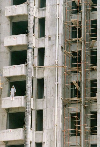 Vintage-photograph-of-Dubai-apartment-house-under-construction | by memoire2cite93