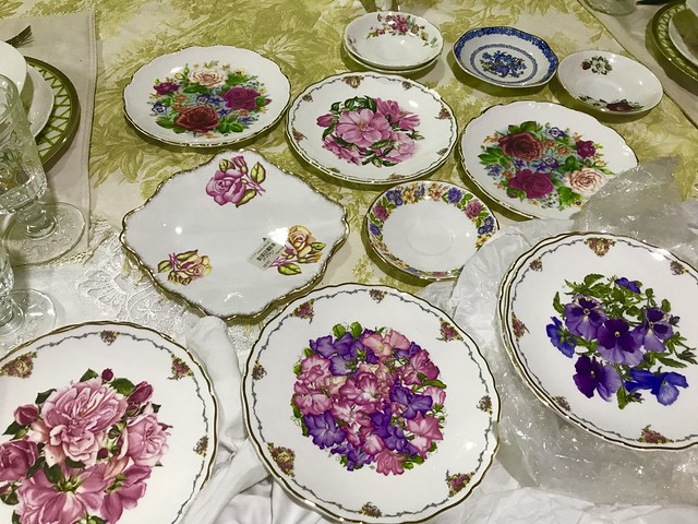 Vintage plates from UK