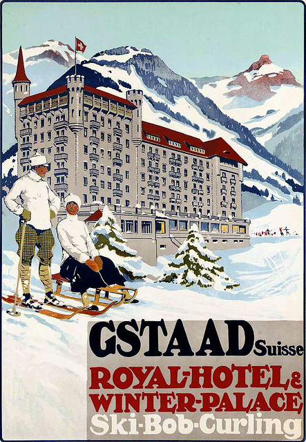 Affiche touristique - Gstaad