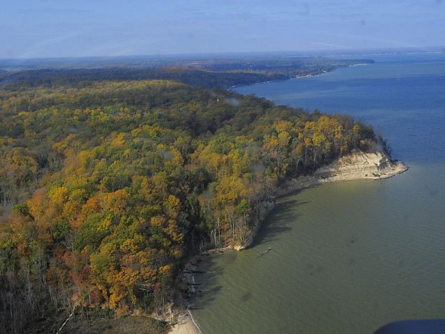 Horsehead Cliffs at Westmoreland State Park are alive in the fall