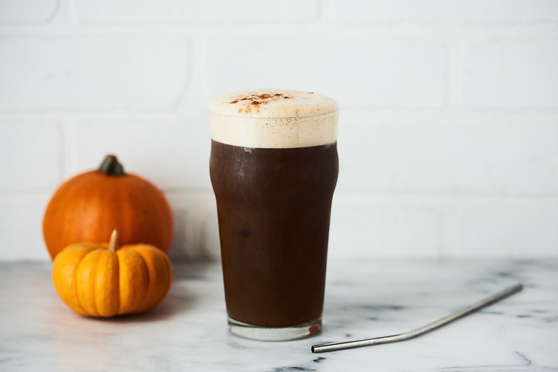 Pumpkin Cream Cold Brew - Starbucks Copycat (options for keto, paleo, dairy-free)