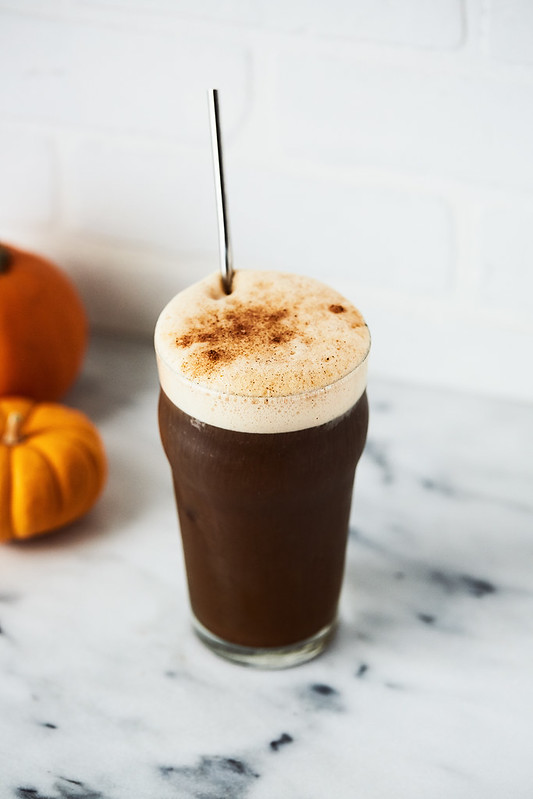 Pumpkin Cream Cold Brew - Starbucks Copycat (options for keto, paleo, dairy-free)