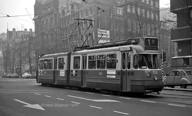 Amsterdam trams 1970