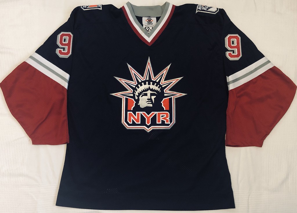 1996-97 New York Rangers Wayne Gretzky Alternate Jersey Front