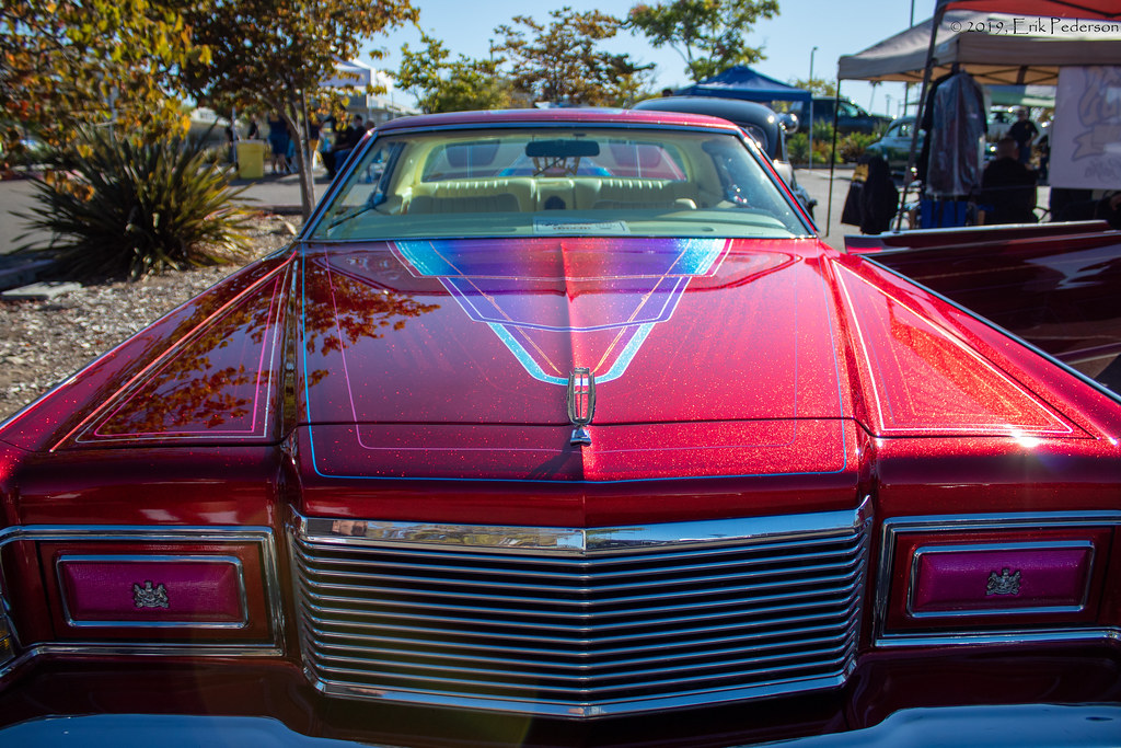 Metallic Red Chevy Impala