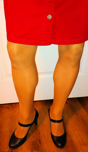 Red Skirt & Leggs | by Terri James