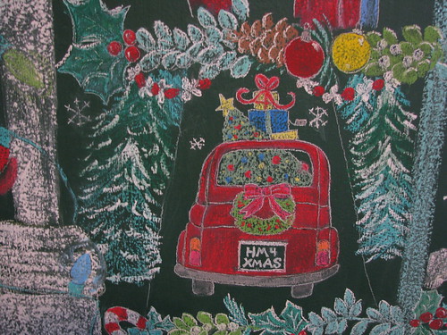 2019 chalkboard Christmas tree