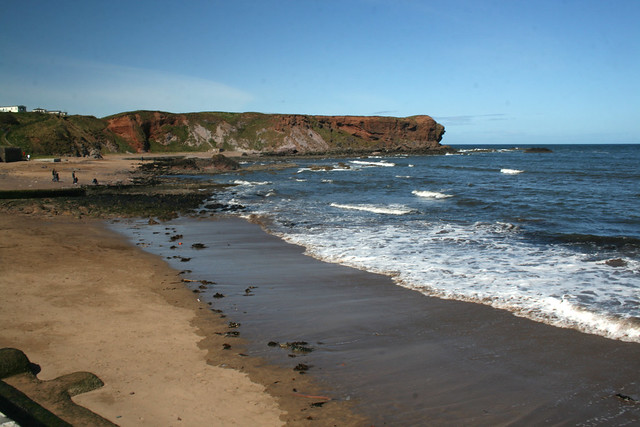 The beach at Eyemouth