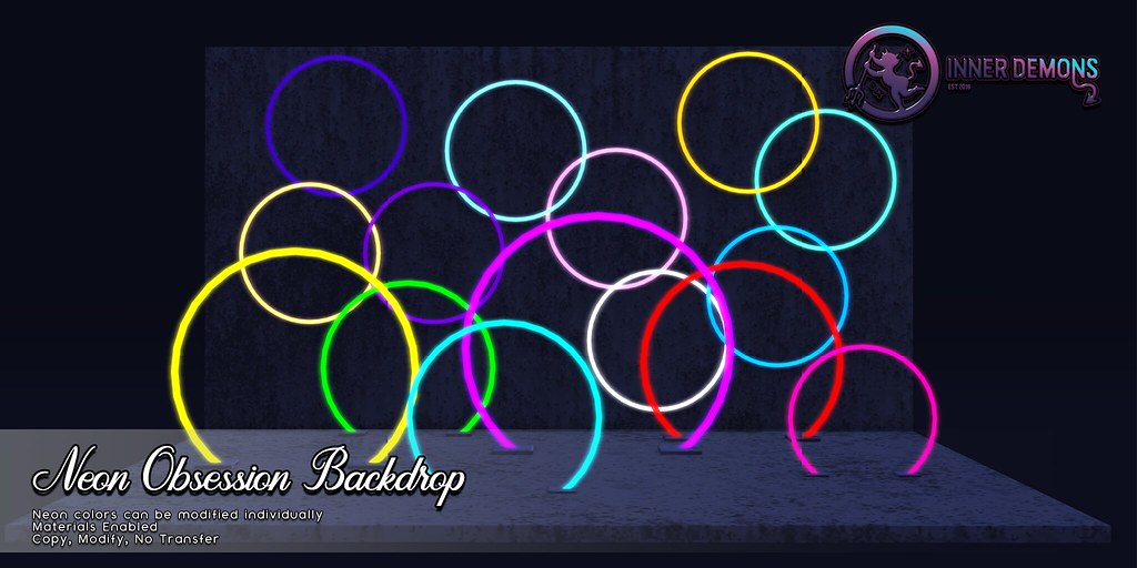 {ID} Neon Obsession Backdrop